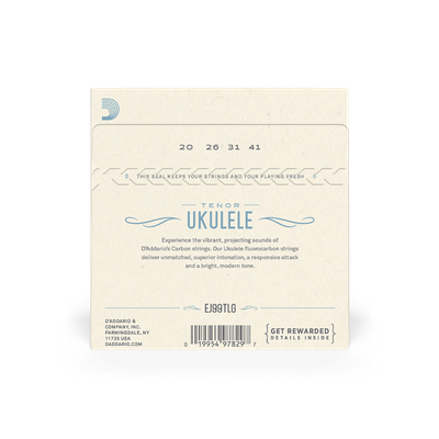 D&#39;Addario EJ99TLG Pro-Arté Carbon Ukulele Strings, Tenor Low G