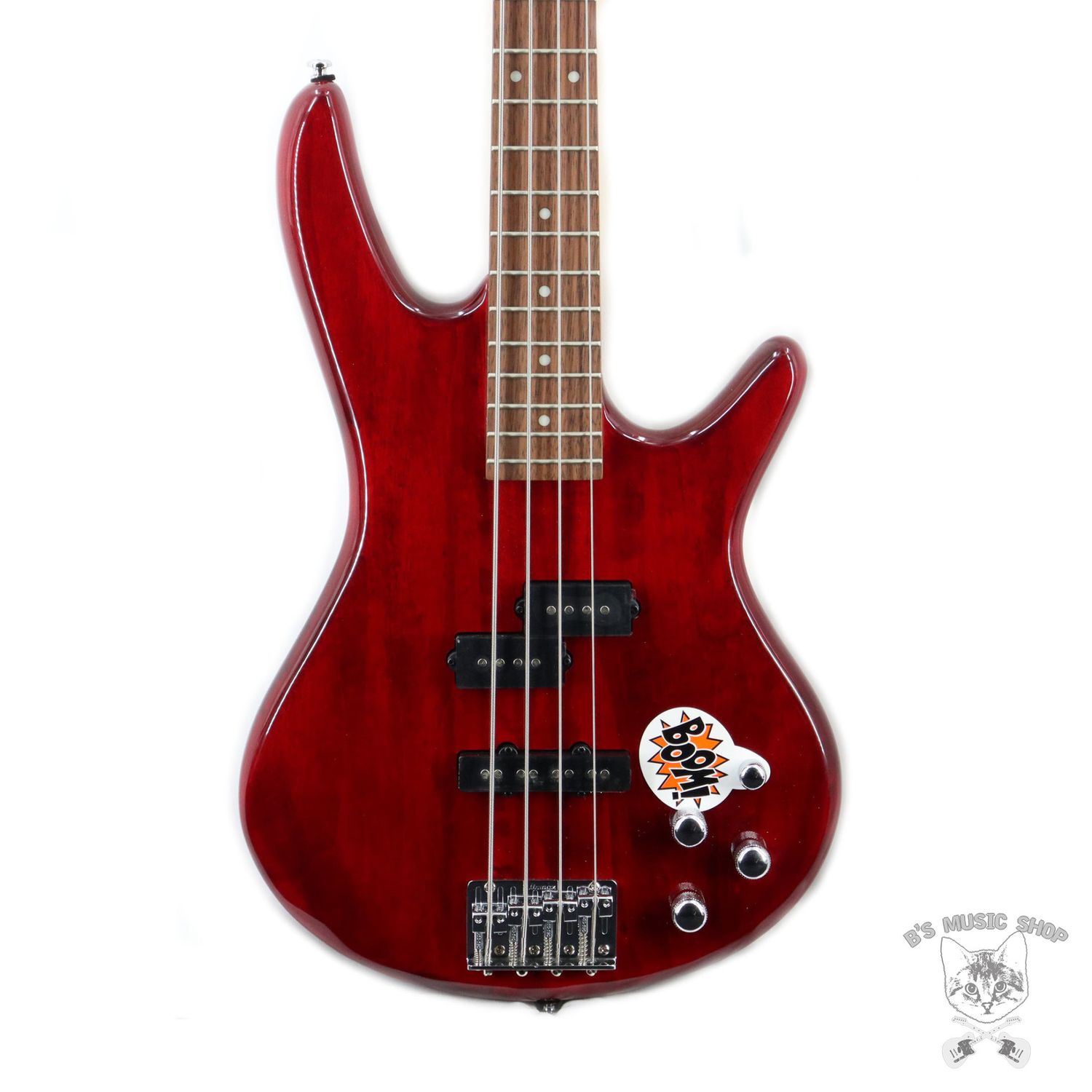 Ibanez GIO GSR200 Electric Bass - Transparent Red