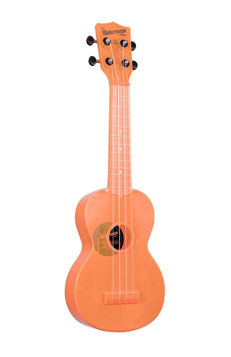 Kala Waterman Fluorescent Orangesicle Soprano Ukulele