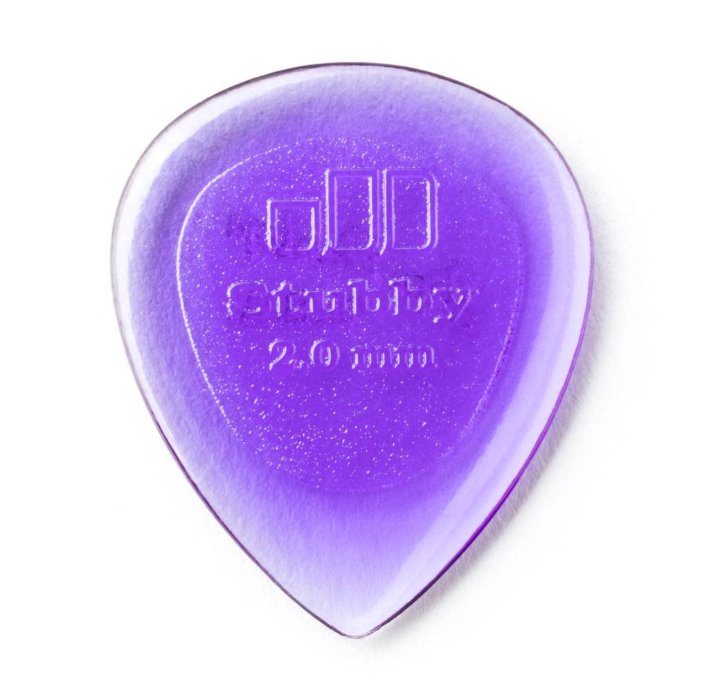 Dunlop Stubby 2.0mm Pick - 6 Pack