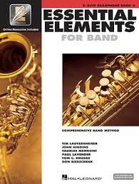 Essential Elements for Band - Eb Alto Saxophone Book 2 w/EEi