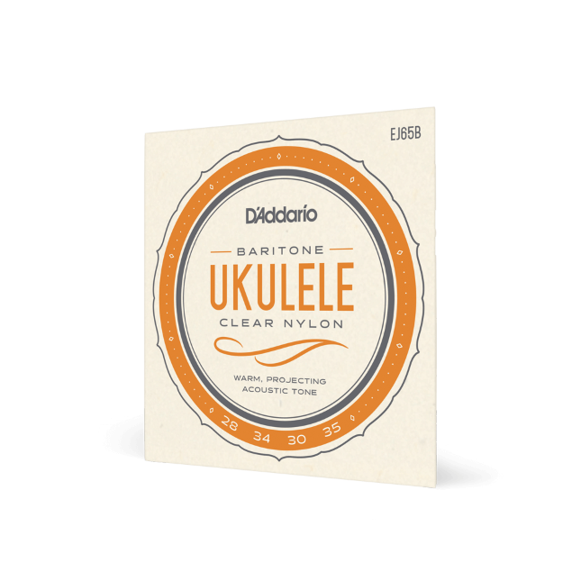 D&#39;Addario EJ65B Pro-Arté Custom Extruded Nylon Ukulele Strings, Baritone