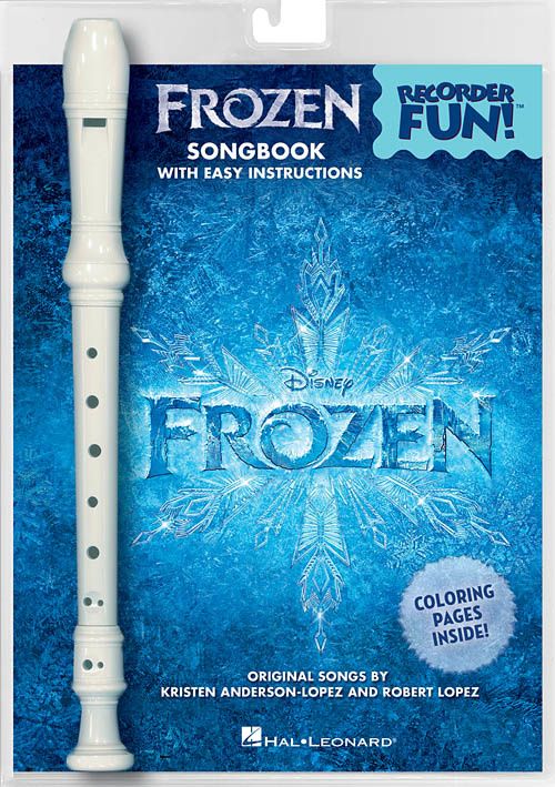 Frozen - Recorder Fun! Songbook and Recorder