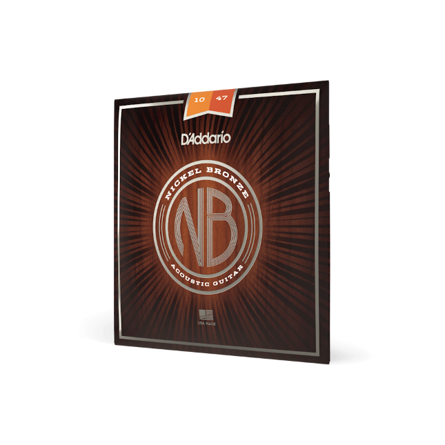 10-47 Extra Light, Nickel Bronze Acoustic Guitar Strings