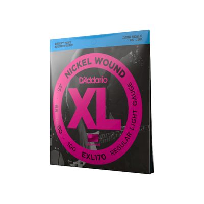 45-100 Regular Light, Long Scale, XL Nickel Bass Strings
