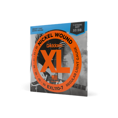 10-59 Regular Light 7-String, XL Nickel Electric Guitar Strings