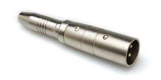 Hosa - Adapter, 1/4 in TRS to XLR3M