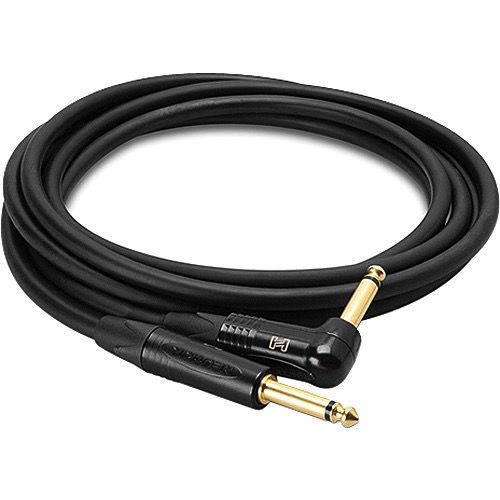 Hosa Edge - Edge Guitar Cable, Neutrik Straight to Right-angle, 20 ft