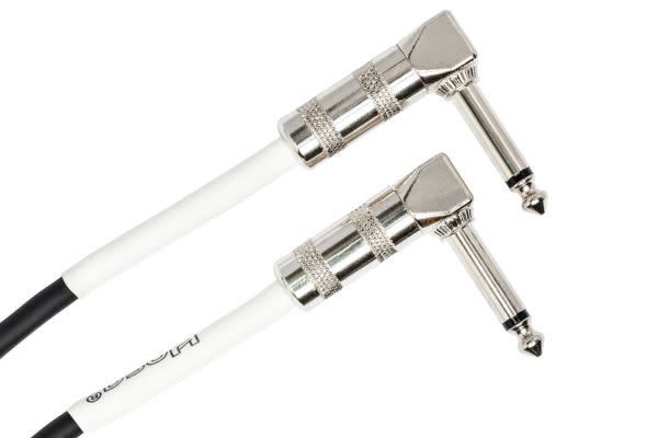 Hosa - Guitar Patch Cable, Hosa Right-angle to Same, 12 in