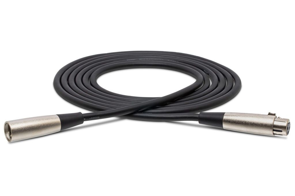 Hosa - Microphone Cable, Hosa XLR3F to XLR3M, 15 ft