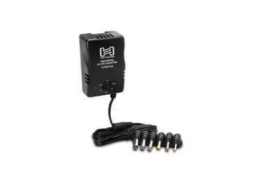 Hosa - Universal Power Adapter, Selectable up to 12 VDC 1200 mA