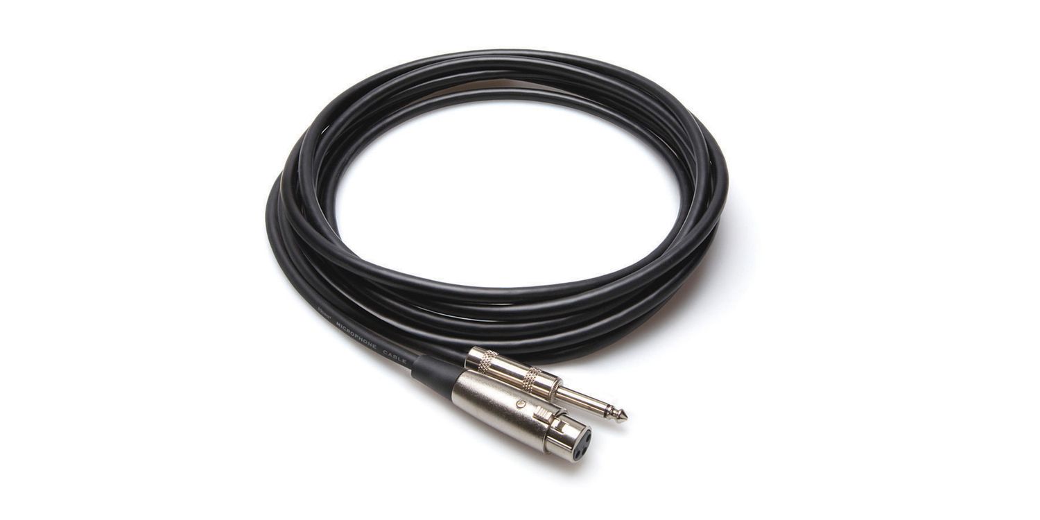 Hosa - Microphone Cable, Hosa XLR3F to XLR3M, 3 ft