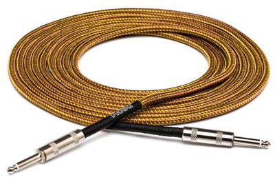Hosa - Tweed Guitar Cable, Hosa Straight to Same, 18 ft