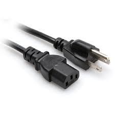 Hosa - Power Cord, IEC C13 to NEMA 5-15P, 8 ft