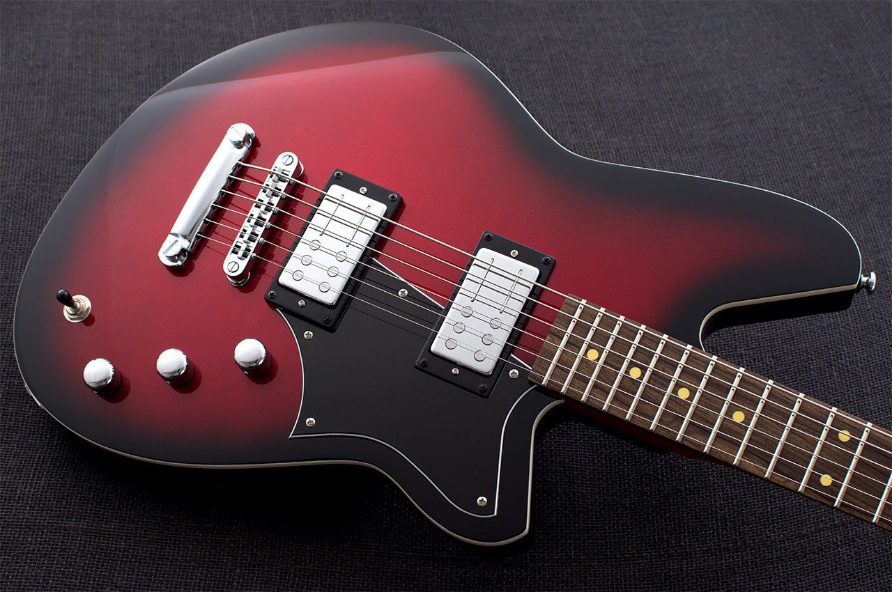Reverend Descent RA (Baritone) in Metallic Red Burst