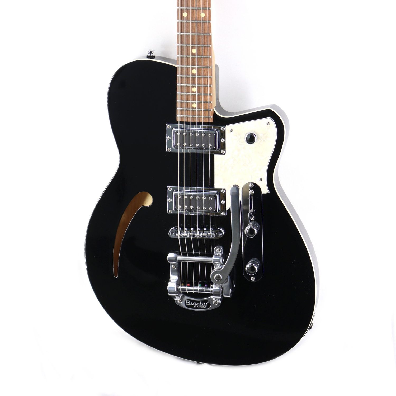 Reverend Club King RB – Bigsby in Midnight Black