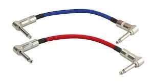 Strukture 6” Patch Cable - Red/Blue Woven