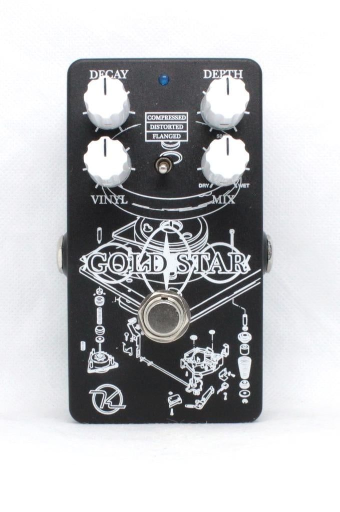 Keeley Gold Star Reverb / Gold Star Vinyl Reverb. Compressed, distorted and flanged reverb