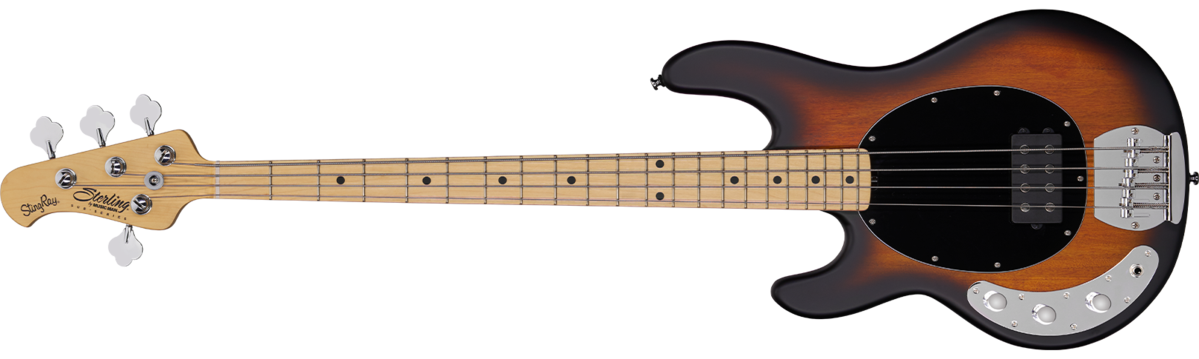 Sterling by Music Man SUB Series StingRay in Vintage Sunburst, Left-Handed