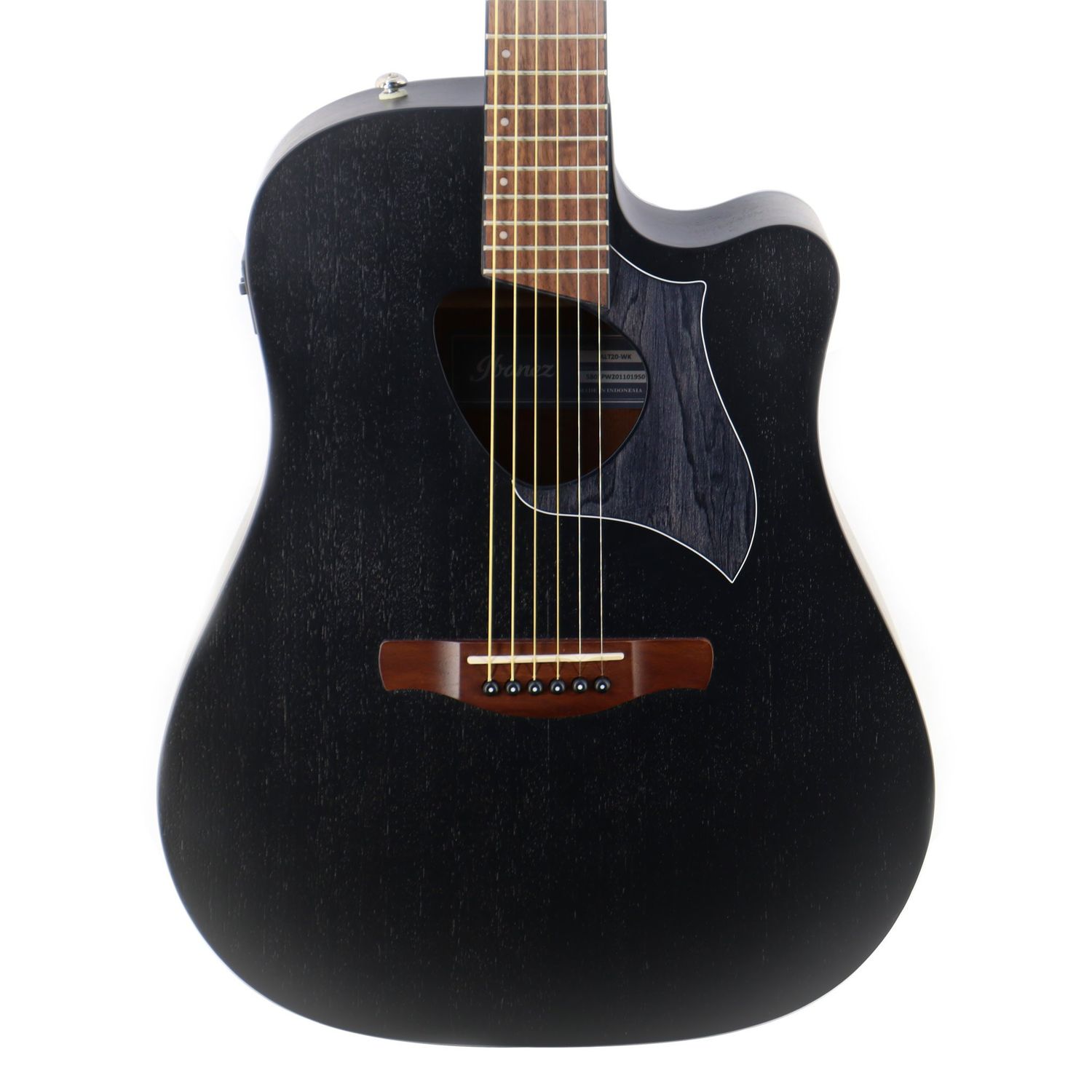 Ibanez Altstar ALT20 Acoustic/Electric Guitar - Weathered Black