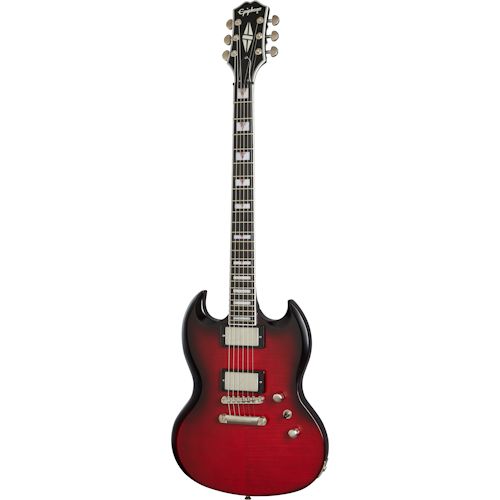 Epiphone SG Prophecy in Red Tiger Aged Gloss