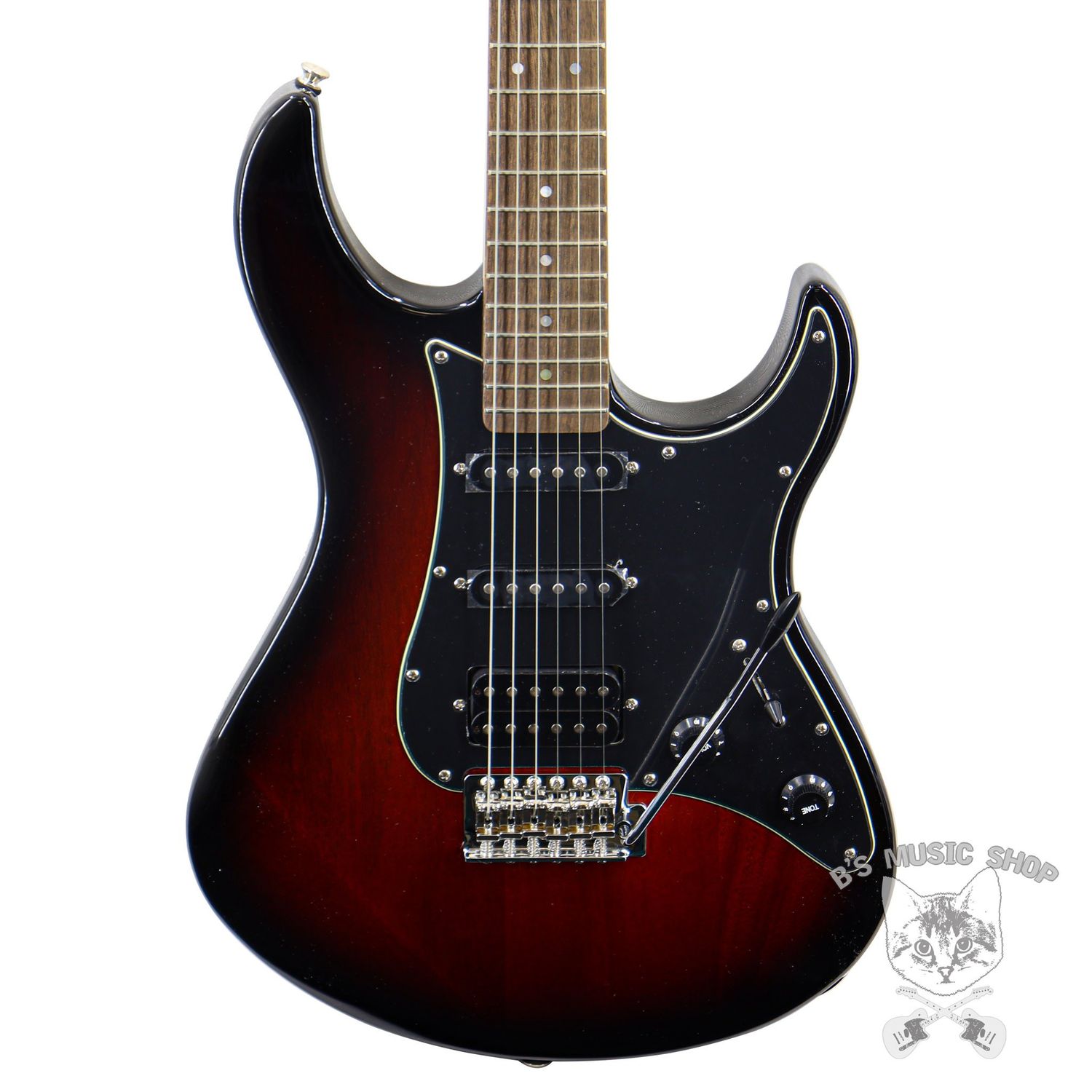 Yamaha PAC012DLX OVS Old Violin Sunburst, Dbl cut, agathis body, HSS