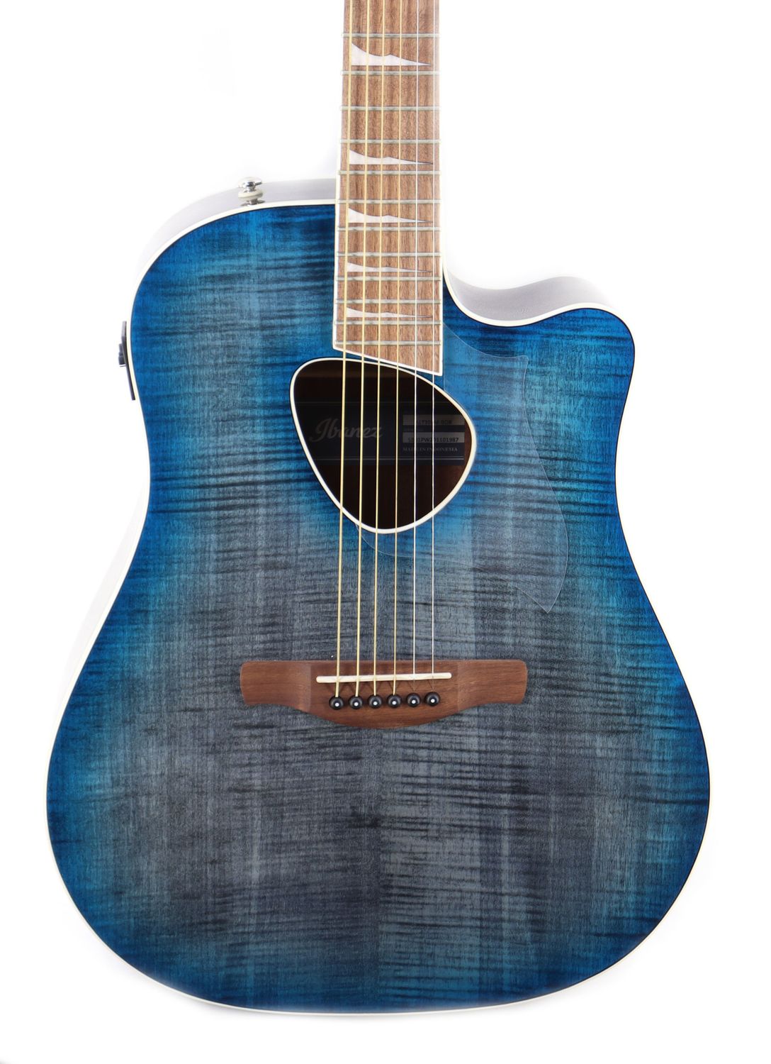 Ibanez Altstar ALT30FM Acoustic/Electric Guitar - Blue Doom Burst