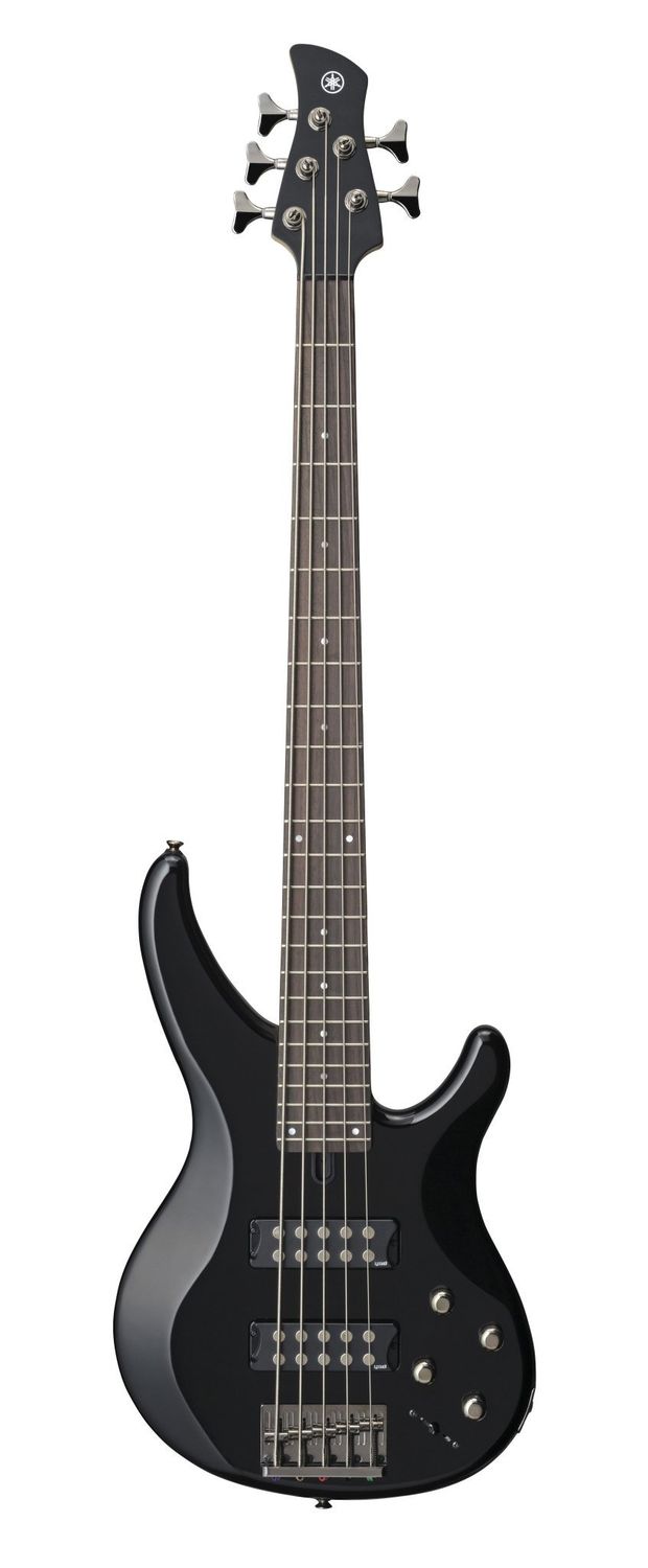 Yamaha TRBX305 BL 5-string, Black, mahog body, 5-pc maple/RW nk, M5 HB pu, 2-band EQ, Performance EQ switch