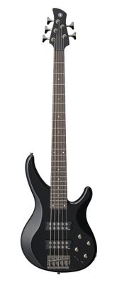Yamaha TRBX305 BL 5-string, Black, mahog body, 5-pc maple/RW nk, M5 HB pu, 2-band EQ, Performance EQ switch