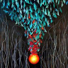 Bright Eyes / Down in the Weeds, Where the World Once Was (Retail Exclusive) (Transparent Red / Transparent Orange Vinyl)
