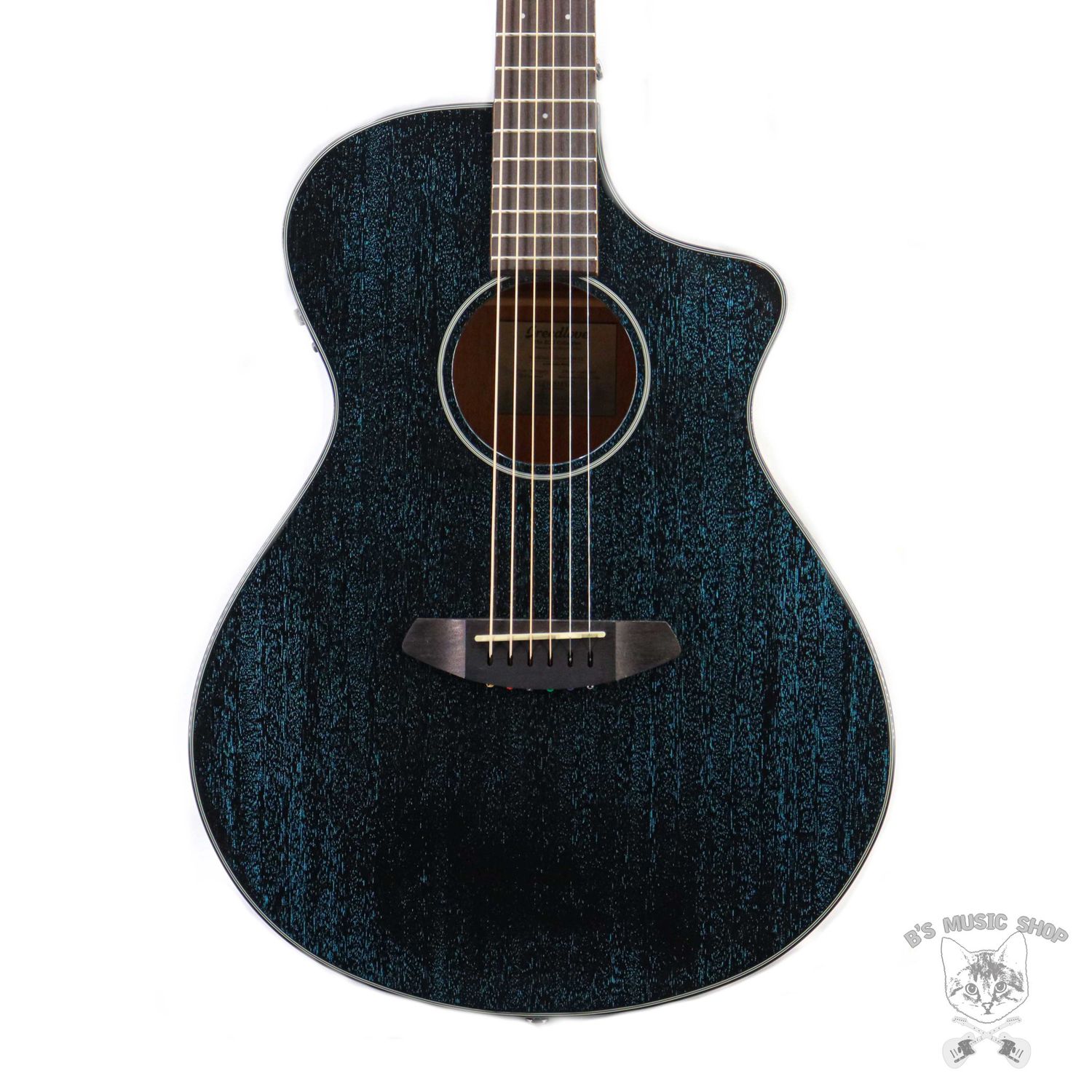 Breedlove Rainforest S Concert Midnight Blue CE African Mahogany-African Mahogany