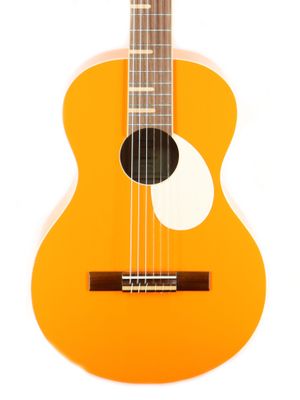 Ortega Gaucho Series Nylon String Guitar w/Gig Bag - Ortega Orange