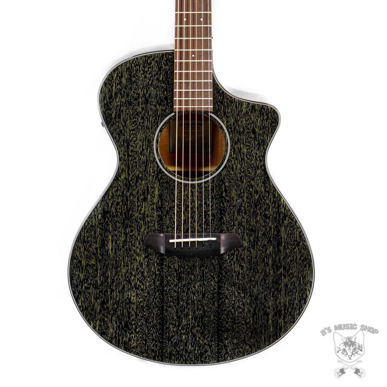 Breedlove Rainforest S Concert Black Gold CE African Mahogany-African Mahogany