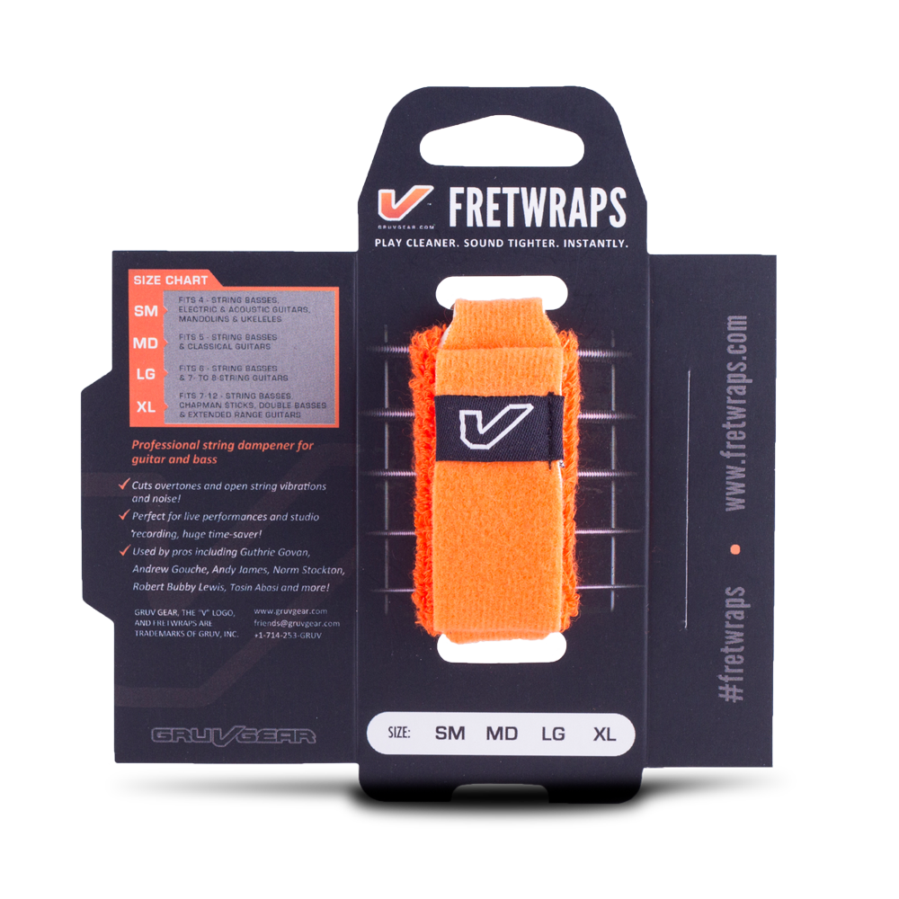 Gruv Gear - FretWraps HD &quot;Flare&quot; 1-Pack (Orange, Medium)