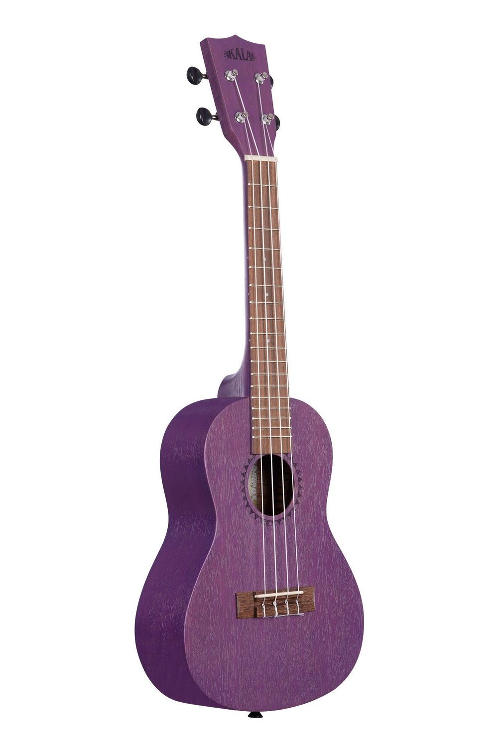 Kala Watercolor Meranti Purple Stained Concert Ukulele