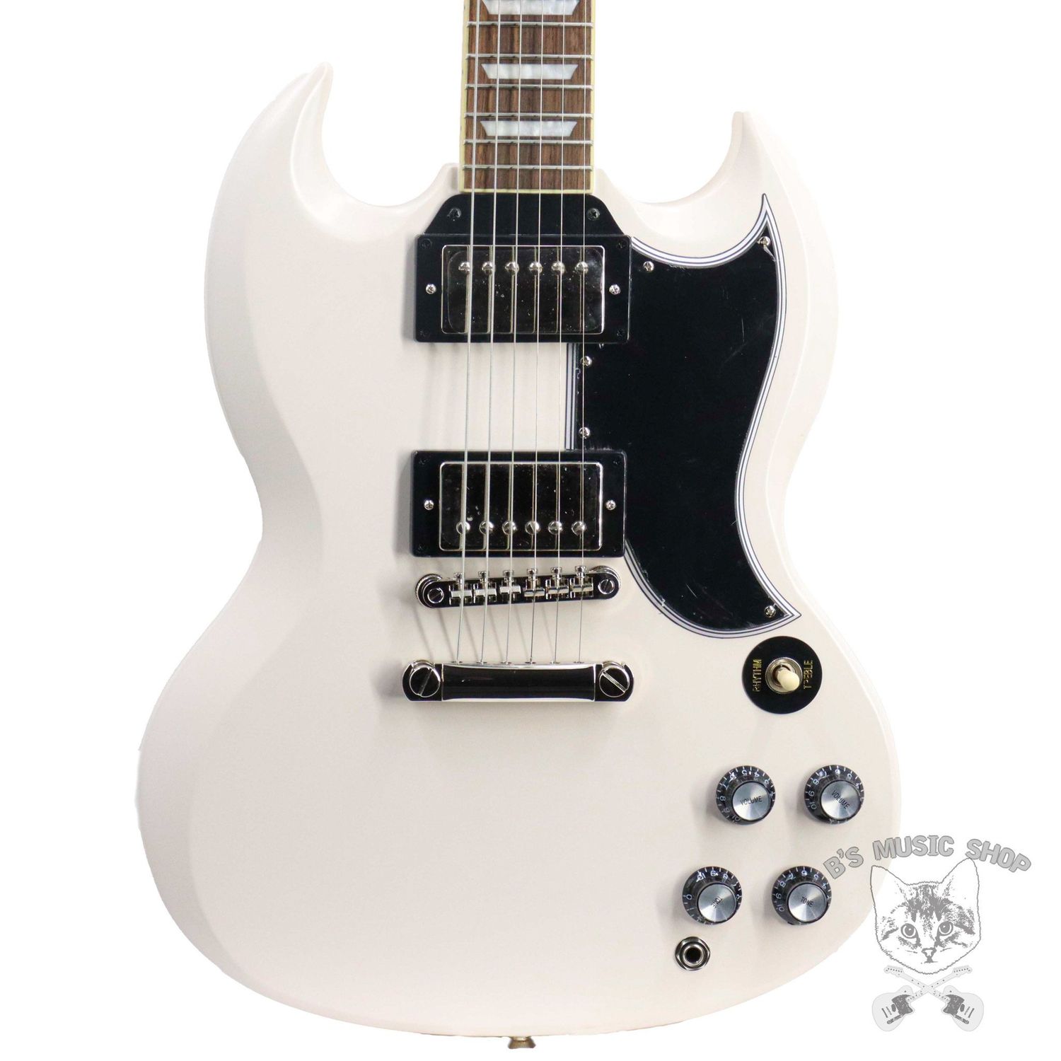 Epiphone 1961 Les Paul SG Standard in Aged Classic White w/Hard Case