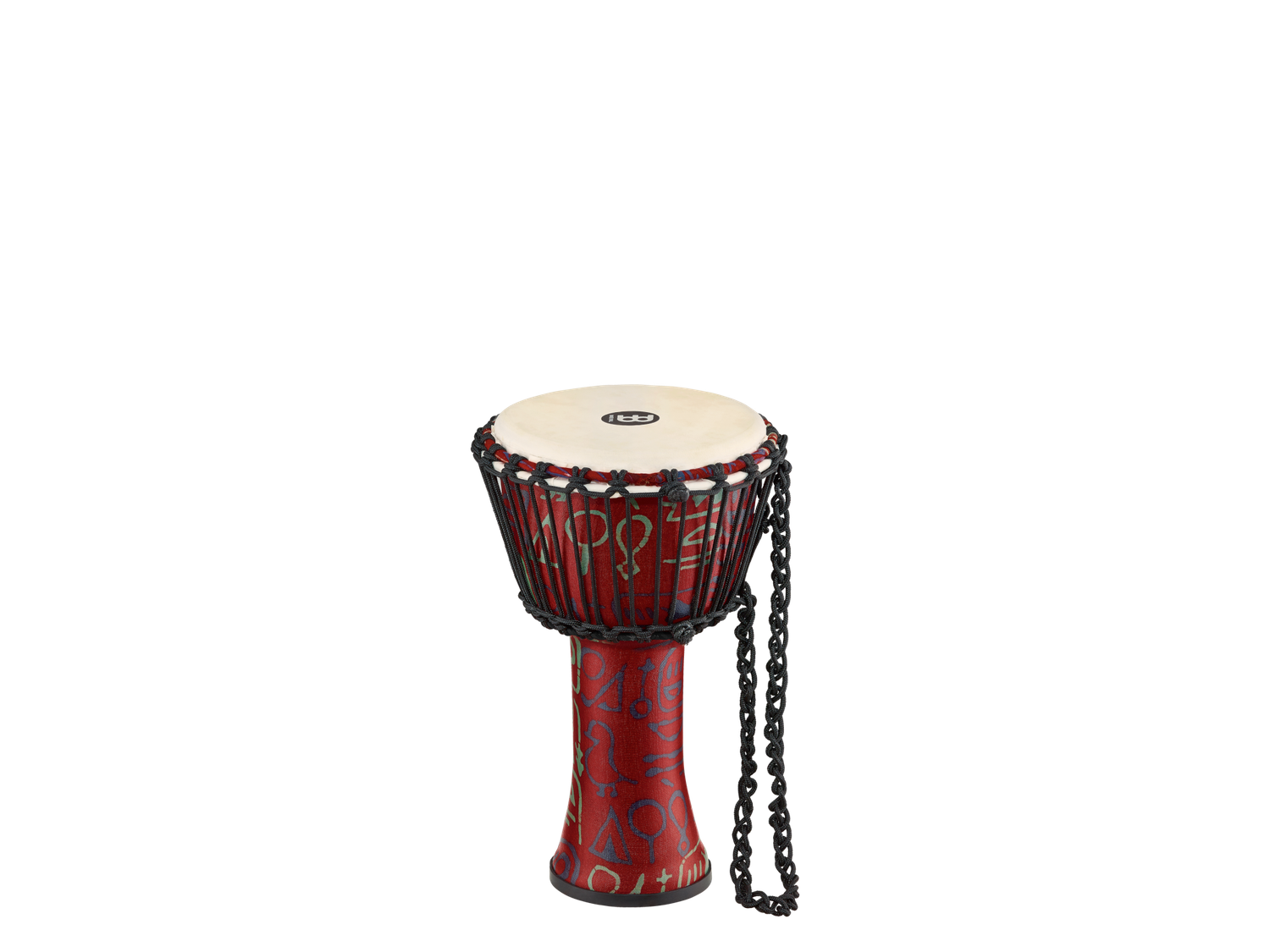 Meinl Percussion 8&quot; Rope Tuned Travel Series Djembes, Goat Skin Head (Patented), Pharaoh&#39;s Script