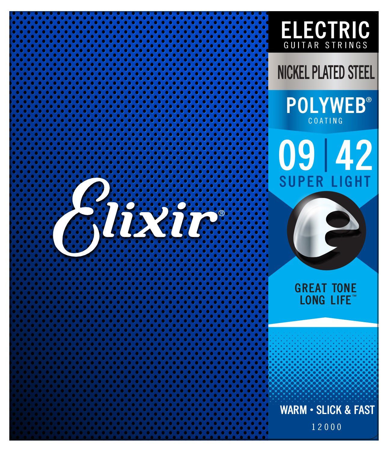 Elixir Polyweb Electric Guitar Strings - Super Light 9-42