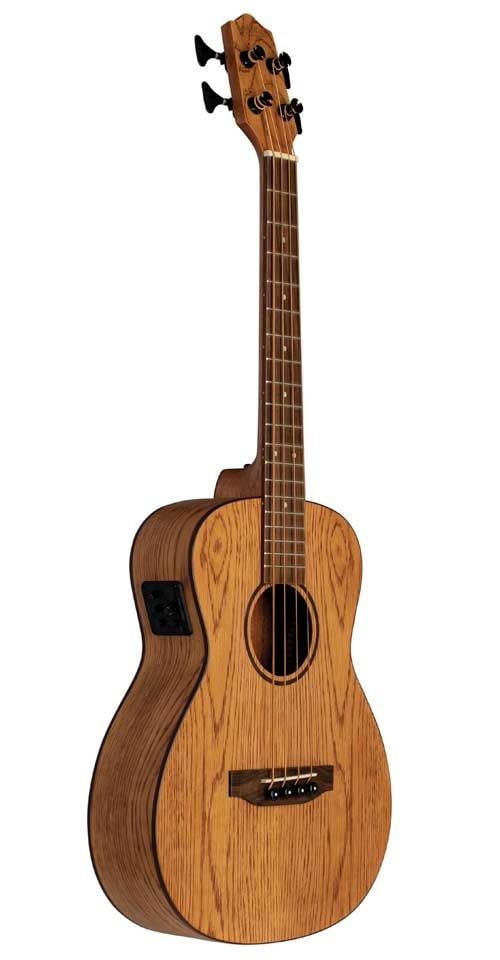 Lanikai Oak Electric Bass Ukulele w/Bag