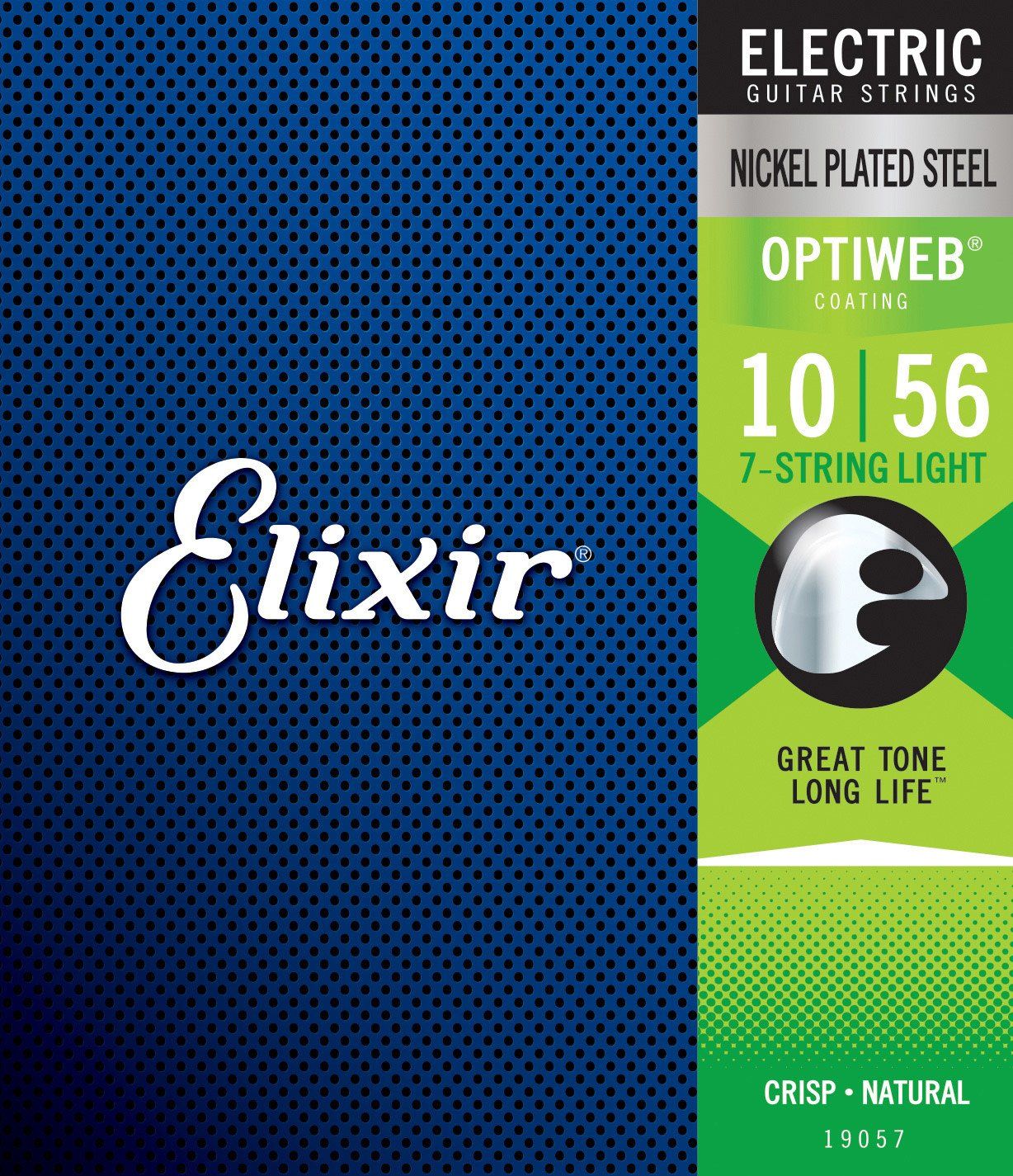 Elixir OptiWeb Electric Guitar Strings - 7-String Light 10-56
