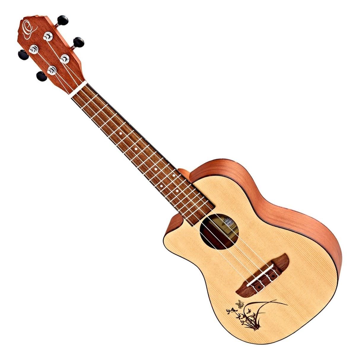 Ortega Bonfire Series RU5CE-L Concert Acoustic/Electric Lefty Ukulele