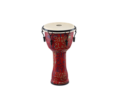 Meinl 10&quot; Mechanical Tuned Travel Series Djembe, Pharaoh&#39;s Script, Goat Head