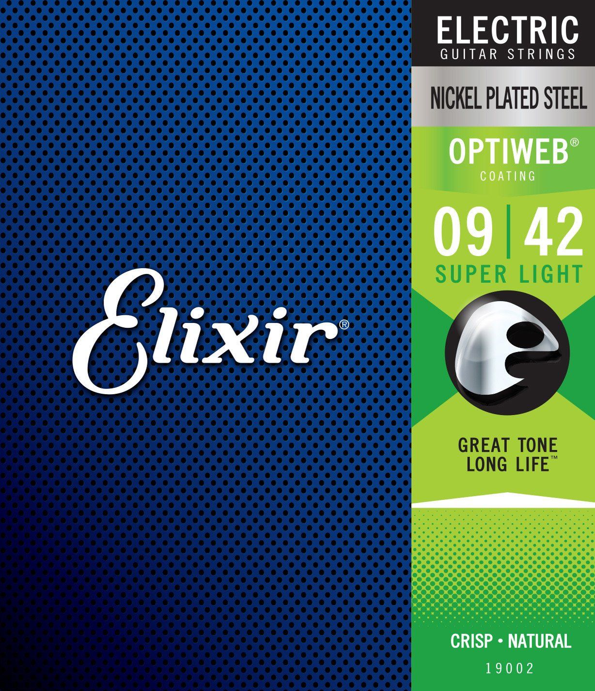 Elixir OptiWeb Electric Guitar Strings - Super Light 9-42