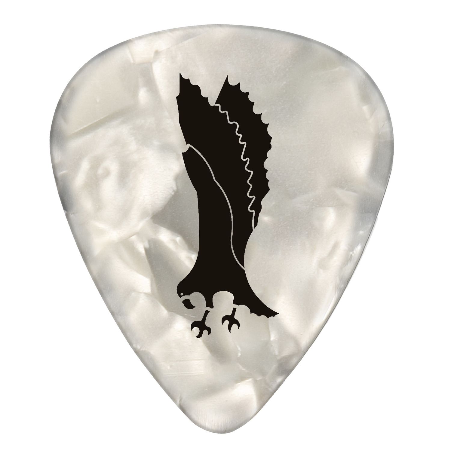 PRS Celluloid Picks, 12-pack, White Pearloid Thin
