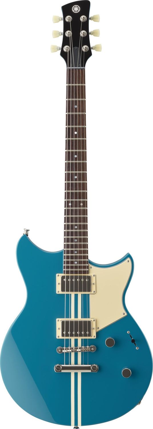 Yamaha RSE20 SWB Element, Swift Blue, chambered body, 3-way, dry swtch w/passive high filter