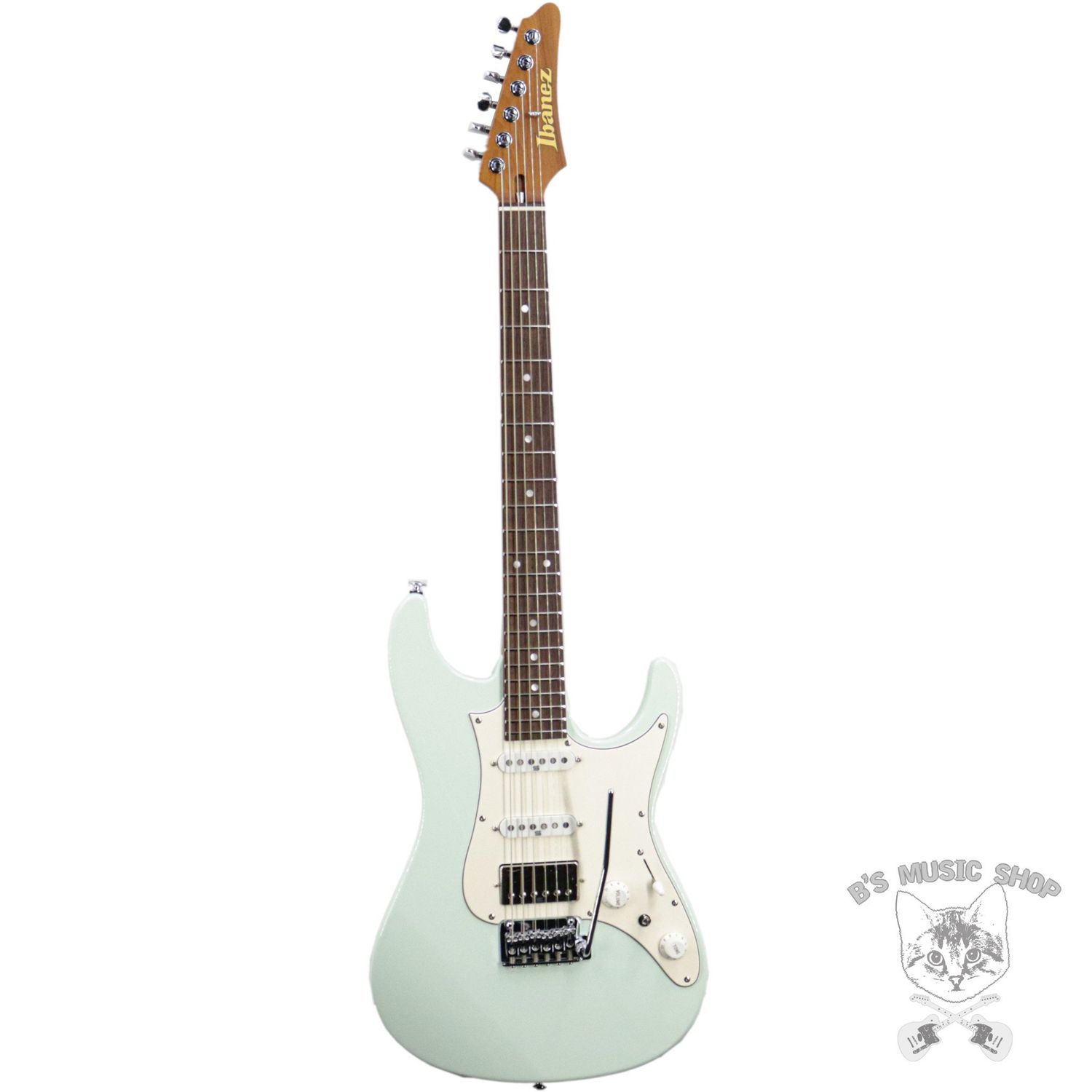 Ibanez Prestige AZ2204NW Electric Guitar w/Case - Mint Green