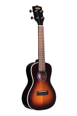 Kala Flame Maple Tobacco Burst Concert Ukulele