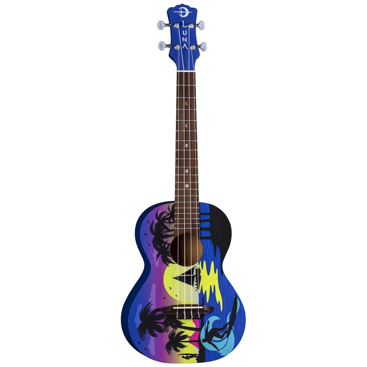 Luna Kauwela Summer Tenor Ukulele w/Gig Bag