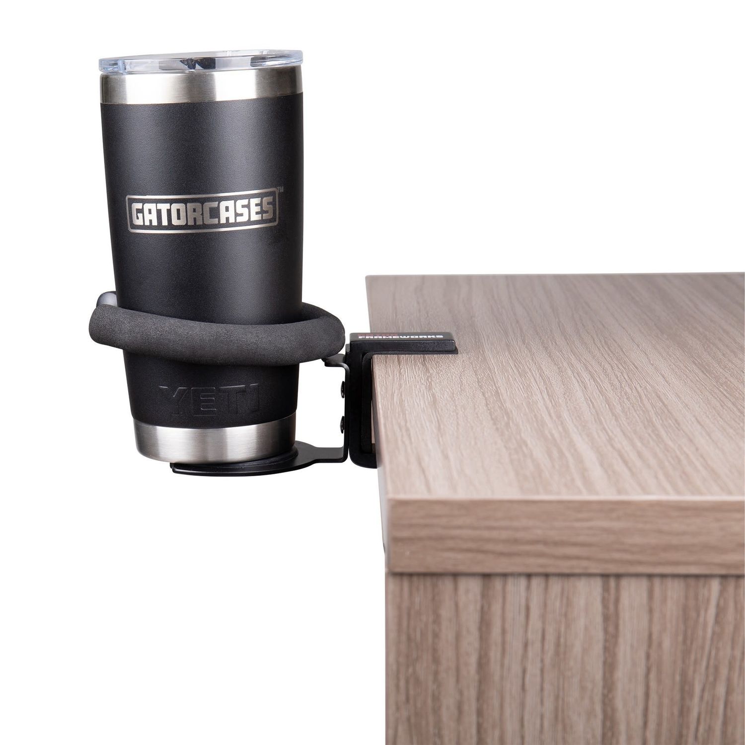 Gator Desk-Clamping Single Cup Beverage Holder