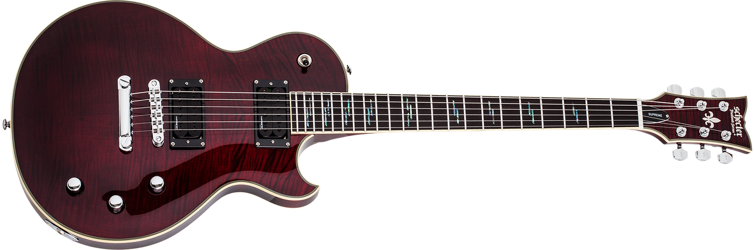 Schecter Solo-II Supreme in Black Cherry